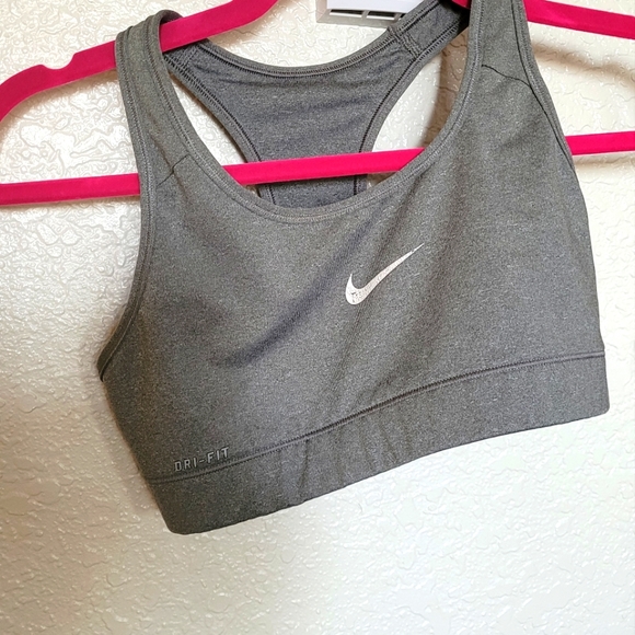 Nike Other - Nike small grey sports bra used condition, good stitching in tact